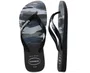 Chinelo Masculino Havaianas Top Camuflada Preto e Branco
