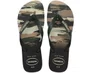 Chinelo Masculino Havaianas Top Camuflada Preto e Verde Olive