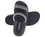 Chinelo Slide Feminino Adulto Tiras com strass 5469.135 Moleca Branco/Preto