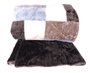 Cobertor Casal Raschel 2,20m x 2,40m Texfine Cinza e Marrom