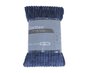 Cobertor De Solteiro Canelado 100% Poliéster 1,50m X 2,00m  Luster Corttex Azul