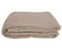 Cobertor De Solteiro Canelado 100% Poliéster 1,50m X 2,00m  Luster Corttex Bege