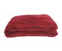 Cobertor De Solteiro Canelado 100% Poliéster 1,50m X 2,00m  Luster Corttex Vermelho