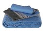 Colcha Casal 03 Peças 2,20X2,40 Attuale Corttex Azul