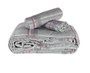 Colcha Casal 03 Peças 2,20X2,40 Attuale Corttex Cinza Claro