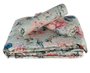 Colcha Queen 03 Peças 2,40X2,60 Attuale Corttex Verde Água