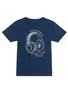 Conjunto Camiseta e Bermuda Game Masculino Juvenil 12/16  26688 Brandili Marinho e Azul