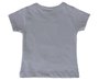Conjunto Curto Mascuino Bebê Camiseta E Bermuda Com Estampa Foca 35309 Brandili Cinza E Azul