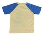 Conjunto Curto Masculino Bebê Camiseta E Shorts Estampa Super Dino 719 Tacadu Amarelo E Azul