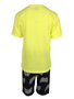 Conjunto Curto Masculino Juvenil Com Estampa Game 111898 Kyly Amarelo e Preto