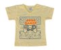 Conjunto Curto Unissex Infantil Com Estampa 725 Tacadu Amarelo e Azul