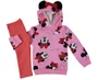 Conjunto De Moletom Feminino Infantil 1/3 Minnie 56113 Brandili Rosa
