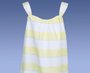 Conjunto Feminino Infantil 4-8 Blusa de Alça Listrada e Calça 1000047677 Carinhoso Amarelo e Branco