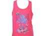 Conjunto Infantil Feminino 4-8 Blusa Regata e Bermuda Ciclista Estampa Borboleta 10312794 Marisol Rosa e Azul