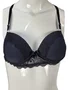 Conjunto Femino Adulto Calcinha E Sutiã Detalhe Renda 2201105 Glamour Preto