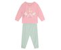 Conjunto Infantil Feminino 1-3 Arco-Íris Com Glitter 55787 Brandili  Rosa e Verde Conjunto Infantil Feminino 1-3 Arco-Íris Com Glitter 55787 Brandili  Rosa e Verde