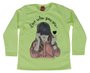 Conjunto Longo Feminino Infantil Blusão E Calça 4-8 Detalhe Love Who 207675 Kyly Verde Neon E Preto