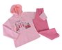 Conjunto Longo Feminino Infantil Com Capuz 861 Tacadu Rosa
