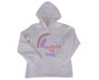 Conjunto Longo Feminino Infantil Com Capuz 863 Tacadu Branco E Rosa