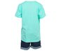 Conjunto Masculino Infantil Manga Curta Camiseta-Bermuda Tamanho 4-8 1000047785 Carinhoso Azul Pisicina e Jeans
