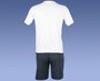 Conjunto Masculino Juvenil 10-16 Camiseta Bermuda 10312749 Marisol Creme e Cinza