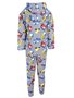 Conjunto Soft C/ Capuz Estampado Masculino Juvenil 849 Tacadu Grafite