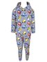 Conjunto Soft C/ Capuz Estampado Masculino Juvenil 849 Tacadu Grafite