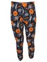 Conjunto Soft C/ Capuz Estampado Masculino Juvenil 849 Tacadu Preto e Laranja