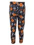 Conjunto Soft C/ Capuz Estampado Masculino Juvenil 849 Tacadu Preto e Laranja