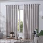 Cortina Cartago 4,20 X 2,30 Rustica Bella Janela Concreto Taupe