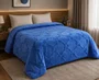 Edredom Queen Plush Evolution 2,35m x 2,60m ED0399 Hedrons Petróleo