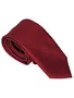 Gravata Semi Slim 100% Poliéster Diament Deluxe Bordô