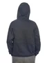 Jaqueta Canguru De Moletom Masculino Adulto EKP371941 Kappa Preto