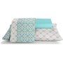Jogo De Cama King Duplo 4 Peças Royal Plus Santista Cloe Verde Água