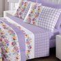 Jogo De Cama King Duplo 4 Peças Royal Plus Santista Susi Lilás