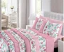 Jogo De Cama King  4 Peças 270x250  Sissy Royal Santista Branco e Rosa