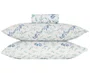 Jogo De Cama Queen Estampado 3 Peças Sady Royal Santista Azul