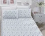 Jogo De Cama Queen Estampado 3 Peças Sady Royal Santista Azul