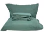 Jogo De Cama Queen Micropercal 200 Fios 4 Peças Renan Enxovais Verde