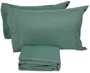 Jogo De Cama Queen Micropercal 200 Fios 4 Peças Renan Enxovais Verde