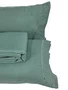 Jogo De Cama Queen Micropercal 200 Fios 4 Peças Renan Enxovais Verde
