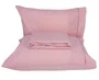 Jogo De Cama Queen Percal 200 Fios 3 peças Renan Enxovais Rosa
