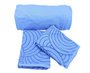 Jogo De Cama Rubi Queen 03 Peças Estampado 32045 SBX Azul