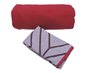 Jogo De Cama Rubi Solteiro 02 Peças Estampado 32043 SBX Vermelho