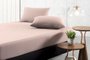 Lençol De Malha Queen Liso  2,10 X 2,50 0007 Soft Salmão