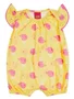 Macaquinho Feminino Bebê Estampa Baleia 1001115 Kyly Amarelo