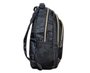 Mochila Unissex Adulto Alça Reforçada CHL7073 CHL Preto e Dourado
