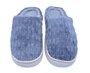 Pantufa Canelada Unissex Adulto QF-126 Center Azul