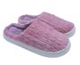 Pantufa Canelada Unissex Adulto QF-126 Center Lilás