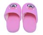 Pantufa Peluciada Unissex Infantil Bordada H13771 Center Rosa